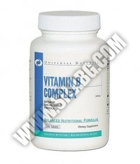 UNIVERSAL Vitamin B Complex 100 Tabs.