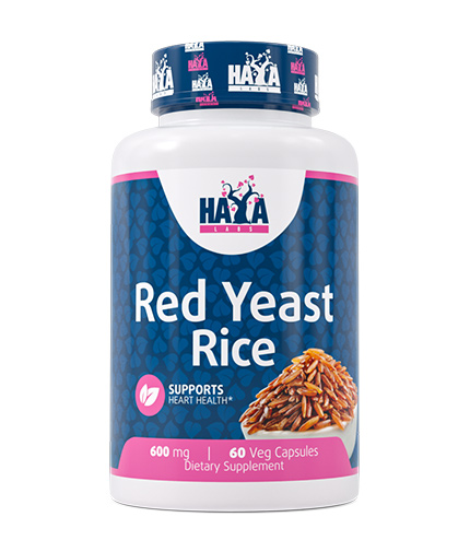 HAYA LABS Red Yeast Rice 600 mg / 60 Vcaps