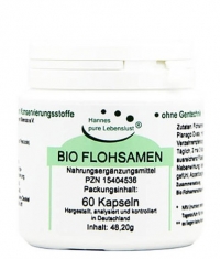 EL COMPRA BIO Flohsamen / Organic Psylium 700 mg / 60 Caps