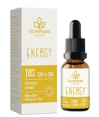 OLYMPIANS HEMP Energy CBD 10% + CBG 10% Broad Spectrum / 10 ml