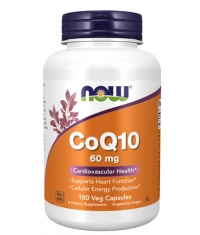 NOW CoQ10 60 mg / 180 Vcaps
