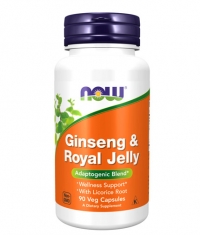 NOW Ginseng & Royal Jelly / 90 Vcaps