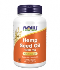 NOW Hemp Seed Oil 1000 mg / 120 Softgels