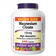 WEBBER NATURALS Magnesium Citrate 150 mg High Absorption / 240 Caps