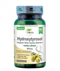 GREWIA Hydroxytyrosol Organic Olive Leaves Extract 800 mg / 60 Caps