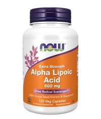 NOW Alpha Lipoic Acid / Extra Strength 600 mg / 120 Vcaps