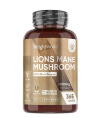 WEIGHT WORLD Lion's Mane Mushroom / 365 Tabs