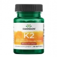 SWANSON Natural K2 50 mcg / 30 Softgels