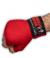 GORILLA WEAR Boxing Hand Wraps / Red / 2.5 m