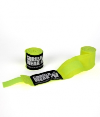 GORILLA WEAR Boxing Hand Wraps / Yellow / 3 m
