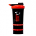 GORILLA WEAR Shaker 2 GO 500 ml / Black/Red
