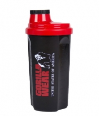 GORILLA WEAR Shaker 700 ml / Black/Red