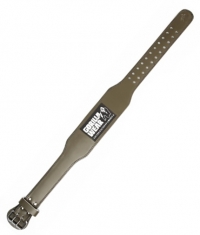 GORILLA WEAR Padded Leather Belt / Army Green / 4 Inches