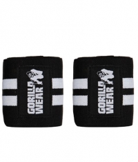 GORILLA WEAR Ankle Wraps / Black - White