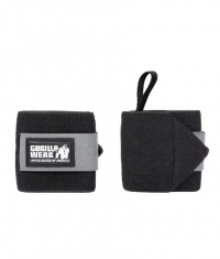 GORILLA WEAR Wrist Wraps BASIC / Black - Grey