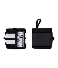 GORILLA WEAR Wrist Wraps PRO / Black - White