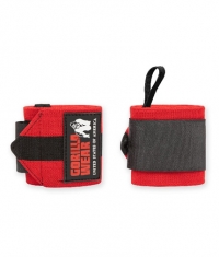GORILLA WEAR Wrist Wraps Ultra / Black - Red