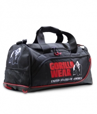 GORILLA WEAR Jerome Gym Bag / Black/Red