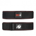 GORILLA WEAR 4 Inch Premium Leather Lifting Belt / Black
