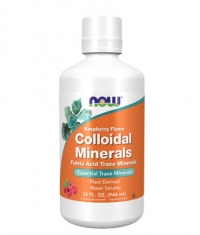 NOW Colloidal Minerals Liquid / Raspberry Flavor / 946 ml