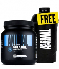 PROMO STACK 100% Pure Creatine Monohydrate + FREE ANIMAL Shaker