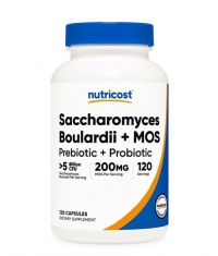 NUTRICOST Saccharomyces Boulardii + MOS / 120 Caps