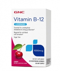 GNC Vitamin B-12 1000 mcg / Cherry / 60 Lozenges