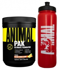 PROMO STACK Animal Pak Powder + Water Bottle