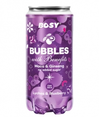 BOSY Bubbles with Benefits / Maca & Ginseng / 330 ml