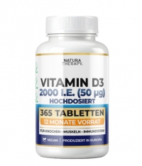 NATURA THERAPY Vitamin D3 2000 IU / 365 Tabs