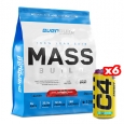 PROMO STACK Mass Build Gainer / BAG + 6 Free C4 Explosive Energy / 500 ml