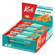 KICKFIT Bar with Almond & Sea Salt Box / 12 x 50 g