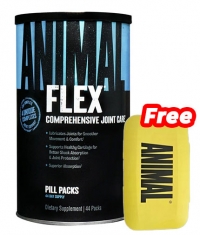 PROMO STACK Animal Flex 44 Packs + Free Pill Box / Yellow