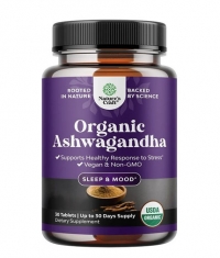 NATURE'S CRAFT Organic Ashwagandha / 30 Tabs