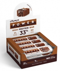 POWER TECH Crunch Protein Bar 33% Box / 12 x 65 g