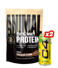 PROMO STACK 100% Whey Protein + 2 C4 Explosive Energy Drink