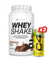 PROMO STACK Whey Shake + 2 C4 Explosive Energy Drink