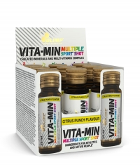 OLIMP Vita-Min Multiple Sport Shot - GLASS Box / 9 x 25 ml