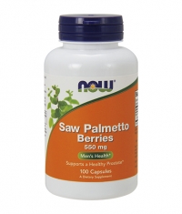 NOW Saw Palmetto Berries 550 mg / 100 Vcaps