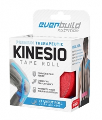 EVERBUILD Kinesio Tape Roll / 5 cm x 5 m / Red