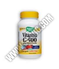 NATURES WAY Vitamin C-500 With Bioflavonoids 100 Caps.