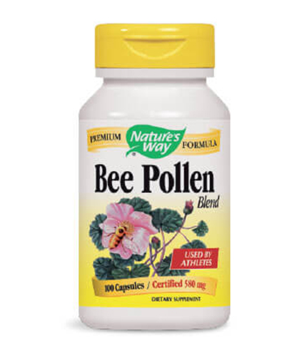 NATURES WAY Bee Pollen Blend 100 Caps.