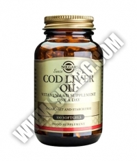 SOLGAR Cod Liver Oil / 100 Soft.