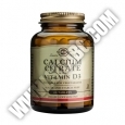 SOLGAR Calcium Citrate + Vitamin D 60 Tabs.
