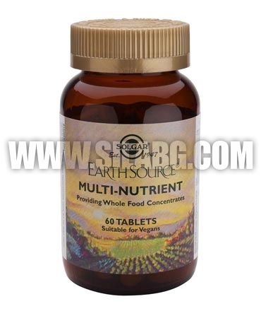 SOLGAR Earth Source Multi-Nutrient 60 Tabs.