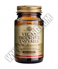 SOLGAR Vegan Digestive Enzymes 50 Chewable Tabs.