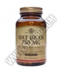 SOLGAR Oat Bran 750 mg. / 100 Tabs.