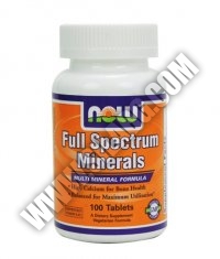 NOW Full Spectrum Minerals 100 Tabs.