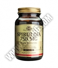 SOLGAR Spirulina 750 mg. / 100 Tabs.