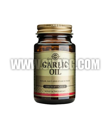 SOLGAR Garlic Oil, Reduced Odour / 100 Soft.